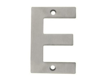 litera e 10cm inox