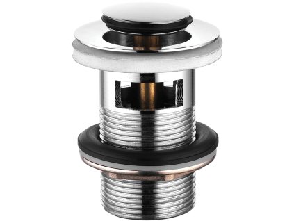 1497 vypousteci zatka click clack s prepadem chrome