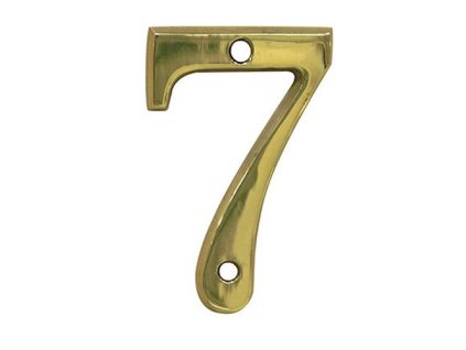 numer 7 10cm mosiezny
