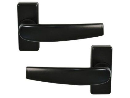 Klika hliníková Delta černá komplet D