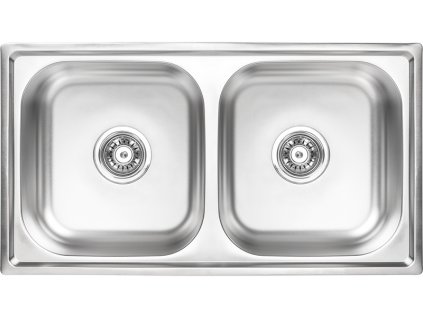 2679 dvoukomorovy drez standard inox