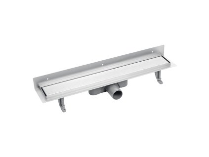Basso - nástěnný lineární odtok 50 cm Inox