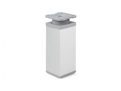 Nábytková nožka H100 chrom mat šedá