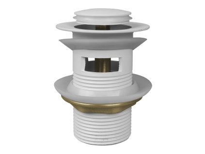 1503 vypousteci zatka click clack s prepadem bila