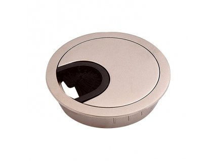 KABELOVÁ PRŮCHODKA KOVOVÁ FI 80, BARVA satin