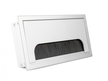 Průchodka na kabely do stolu 80x160 hliník