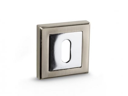 rozeta k006 03 brouseny nikl chrom klic