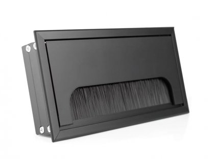 Průchodka na kabely do stolu 80x160 černá