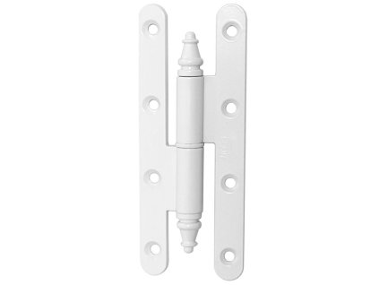 zawias 507 140x55 stalowy bialy lewy