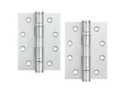 zawias drzwiowy 102x76x3 chrom mat 2x