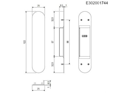 oslonka otworu eclipse 3%252F3 1 szary metal