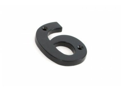 cyfra 6 78x8mm czarna