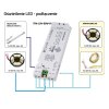 zasilacz smart led driver do led 60w 12v dc z 6 gniazdami mini (2)