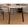 Stolová podnož DN 972A (80x20) D780xH730 černá STELARIS 1