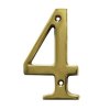 numer 4 10cm mosiezny