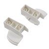 maxiglaze 28mm end caps white 9010