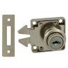 zamek meblowy 2a niklowany