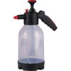Tlakový postřikovač 2 l s ventilem, 2 trysky, průhledný