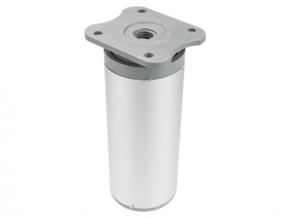 Nábytková noha H100 fi 40 hliník/ sivá