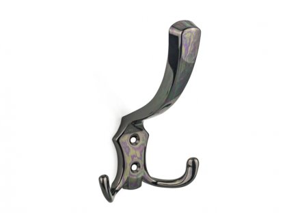 Nábytkový vešiak veľký 003 čierny nikel chróm 122 mm