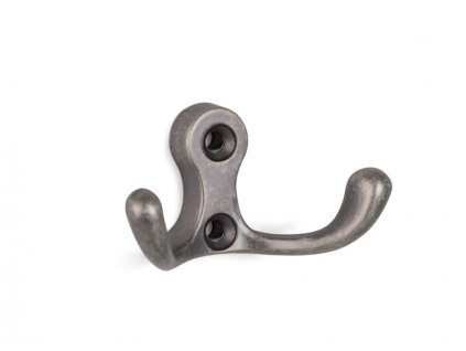 Nábytkový vešiak 001 malý starožitné striebro 31