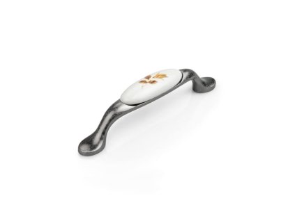 Nábytková úchytka UM-097 L-96 antická strieborná M2