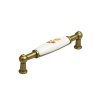 Nábytková úchytka UM-098 L-96 stará zlatá M3