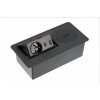Výklopná zásuvka AVARO PLUS (USB, idukce) černá