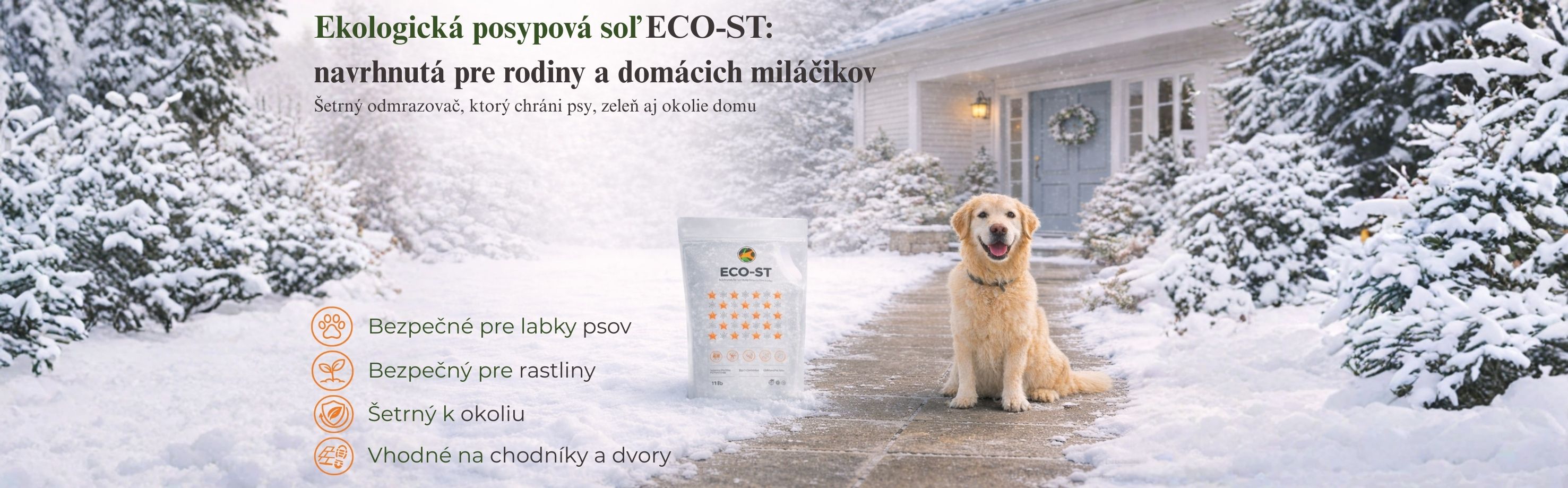 Ekologická posypová soľ ECO-ST 5kg