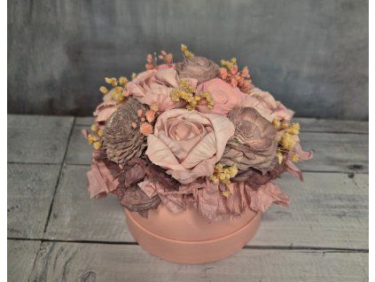 Trvalé květy meruňkový flowerbox