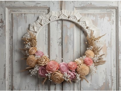 Ručně aranžované dřevěné květiny Sola, které svým vzhledem připomínají živé květy a dodávají interiéru luxusní nádech.