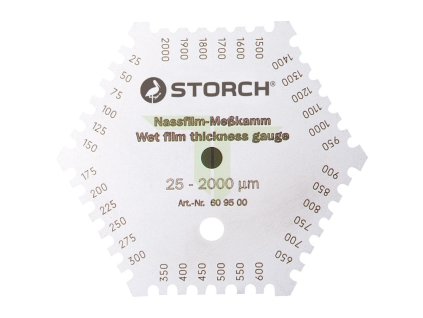 Měřící hřeben 25-2000 mikron., nerez