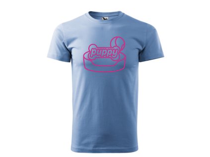 Happy Puppy Sky Blue/Pink