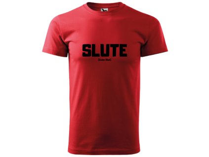 Slute T-shirt Red/Black