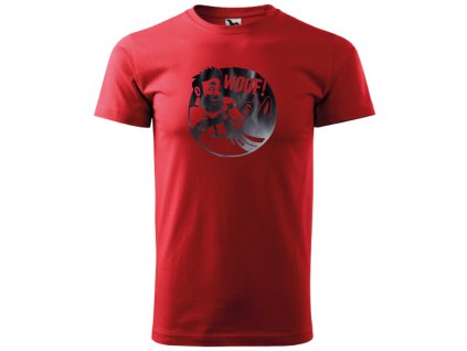 Bear & Puppy Sky Red/Black
