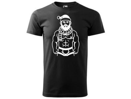 Naughty Santa Black/white