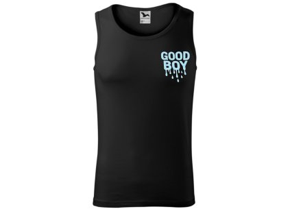 Good Boy   Black/Blue glitter