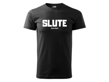Slute T-shirt Black/White