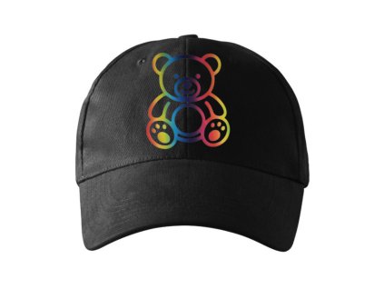 Rainbow Bear Cap