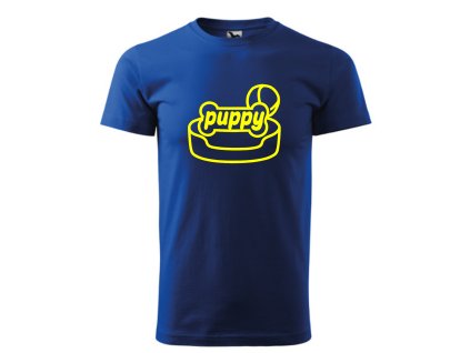 Happy Puppy Royal Blue/Yellow