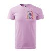Teddy Bear T-shirt  Orchid/Rainbow (2th Grade)