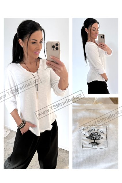 Triko bílé QUALITY LIFE