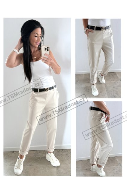 Kalhoty s páskem TRENDY