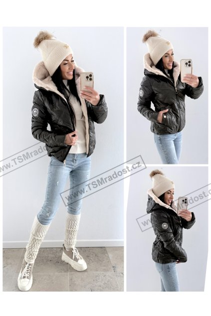 Bunda černá zimní Mountains