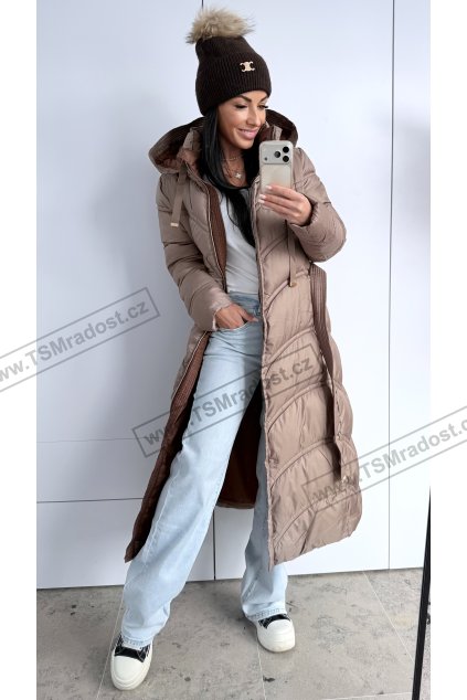 Kabát zimní béžový ALASKA