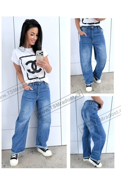 Džíny široké nohavice CAPO