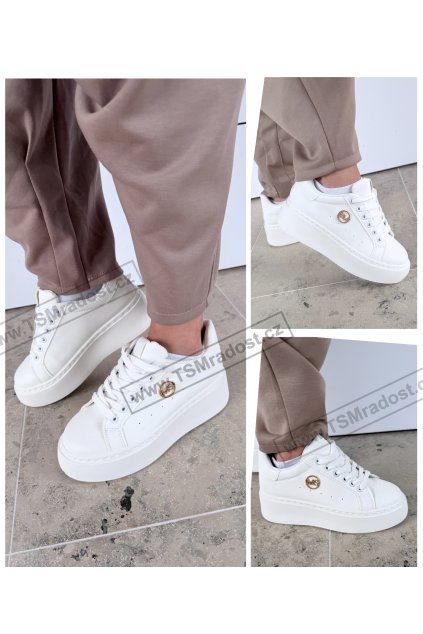 Tenisky bílé vyšší MS