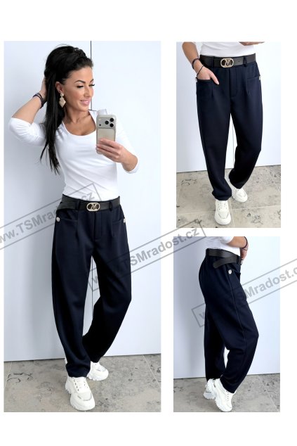 Kalhoty s páskem MEGAN