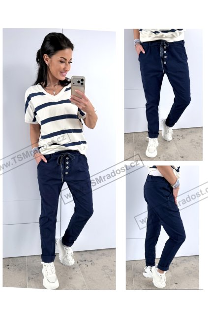 Kalhoty Extra Elastik Buttons