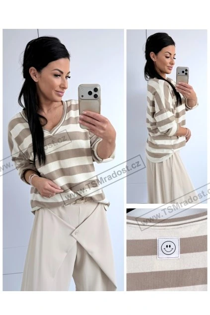 Mikina Pruhovaná SMILE